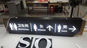 Quality Wall Mounted LED Light Boxes 10000K 2500*250*80mm For Advertising wholesale