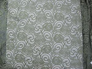Quality Flower Nylon Lace Fabric Knitted For Garment With Non-Stretch Lace wholesale
