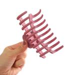 Black Matte Claw Hair Clips Korean Solid Hair Claws Large Ponytail Hair Claw 30g