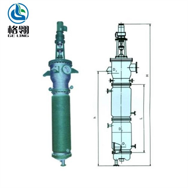 Thin Film Industrial Oil Separation Machine 100-1000l Scraper Evaporator