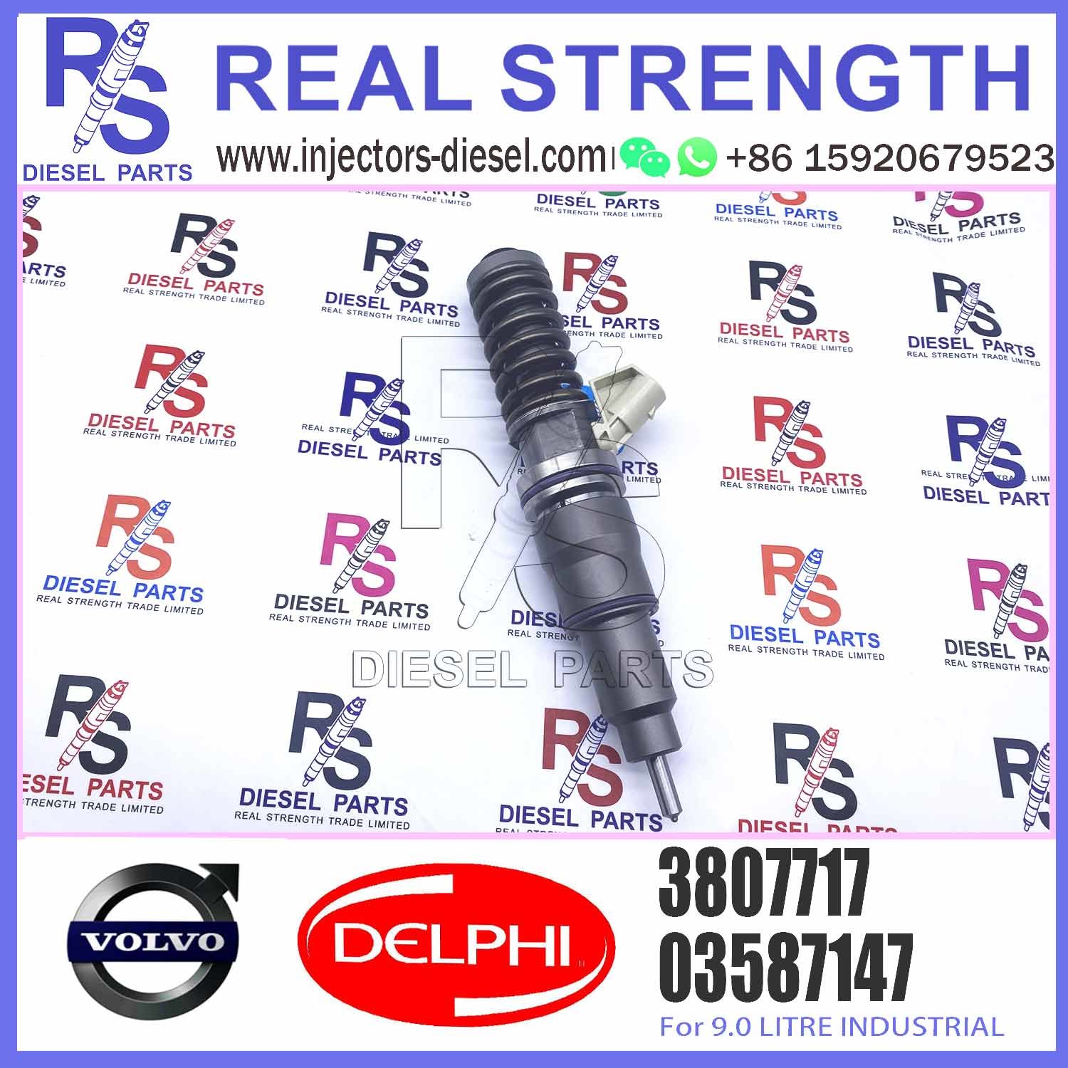 889481 3587147 3803637 3807717 03829087 3829087 ELIC Engine Common Rail Fuel Injector 3840043 20430583 20440388