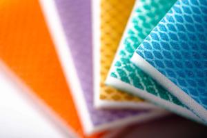 Quality Rhombus Sanding Foam Sponge Pad Aluminum Oxide Double Face Washable wholesale