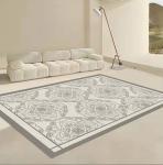 Simple Drawing Style TPR Loop Velvet Living Room Floor Carpet Special Style