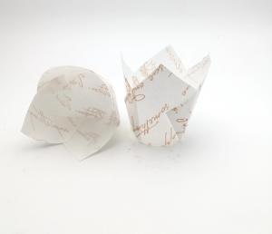 Quality Decorating Muffin Cake Paper Tulip Cupcake Holders wholesale