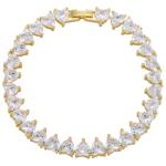 Pave Hip Hop Gold Plated Jewelry Cubic Zircon Cuban Bracelet Necklace Ring