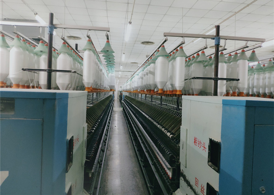 Hubei Taichang Textile Spun Polyester Yarn 30/3 Heat Set Yarn