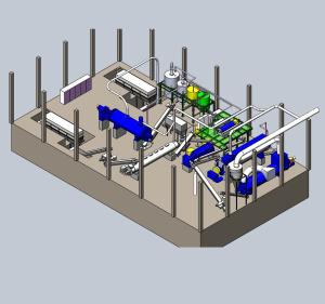 Quality Horse Meat Poultry Waste Rendering Plant / Poultry Slaughter Equipment wholesale