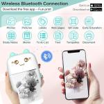 Thermal Photos Mini Inkless Printer Bluetooth Wireless Color Printing