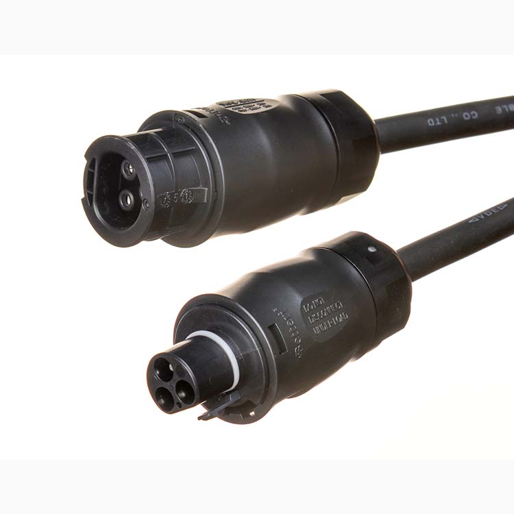 Customized Length Schuko Extension Cable with Rubber Insulation Material and BC05 Connector IP68 for Model Microinverter