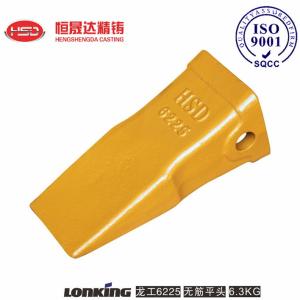 Quality LG6225 Lonking Excavator Bucket Teeth Anti-Fatigue Crack Flat wholesale