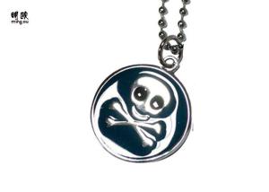 Quality Skull Style Round Metal Dog Tag For Dog Promotional Gift Soft Enamel Fill wholesale