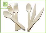 Food Grade Premium Birch Disposable Eco Friendly Wooden Cutlery Fork Knife Spoon