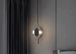 Modern Light Fixtures Restaurant Hanging Ceiling Iron Glass Pendant Lamp