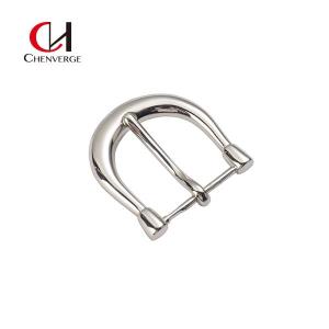 Quality unisex nickel Heel Bar Belt Buckle , 41.2g Replacement Belt Buckle With Removable Pin wholesale