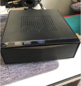 Quality Black SPCC ABS 205mm Length Industrial PC Cabinet wholesale