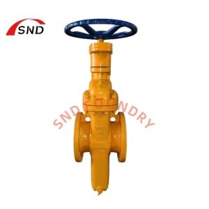 Quality Handwheel Flange Flat Gate Valve Non Rising Stem Seated WCB Gate Valve Coating wholesale