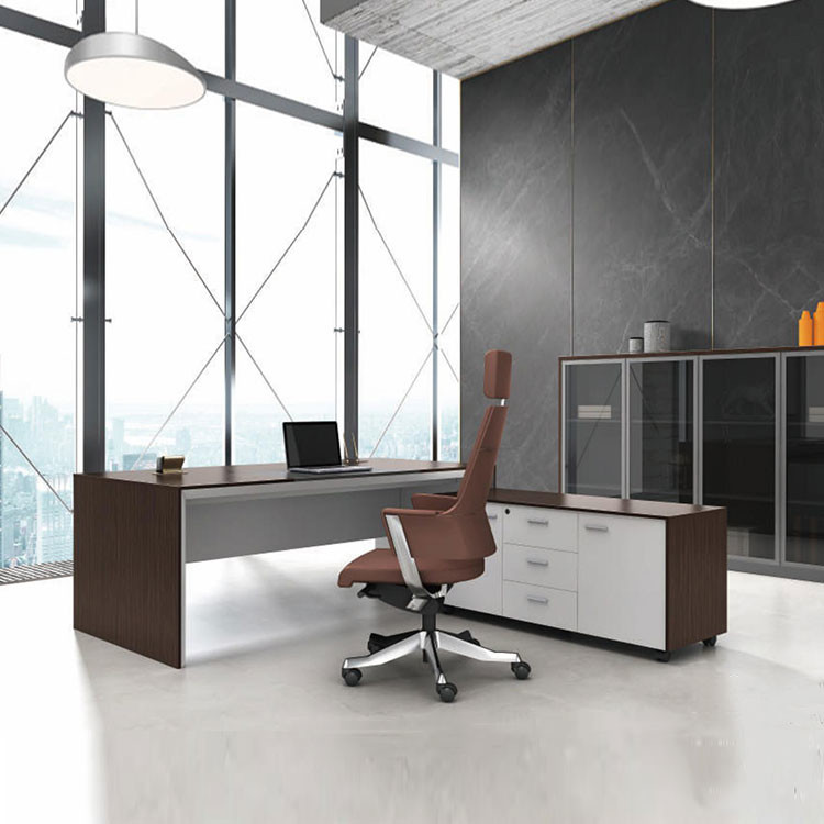 Wooden Boss Executive Office Desks H 750mm Classic Director Tables