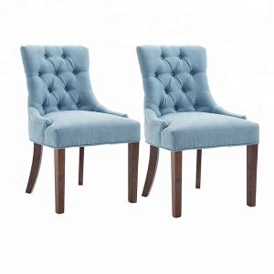 Quality Luxury Modern Metal Legs Leather Dining Chair , Tufted Pure Leather Chairs Dining Room Modern wholesale