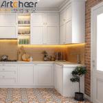 Solid Wood Material Modern Stylish Kitchen Cabinets Handle with Luxury Design at
