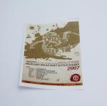 Mini Wine Label Sticker Matte White Sticker Vinyl Hot Gold Printing