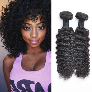 Quality Unprocessed Indian Deep Curly Hair Bundles Durable With High Temperature Disinfection wholesale