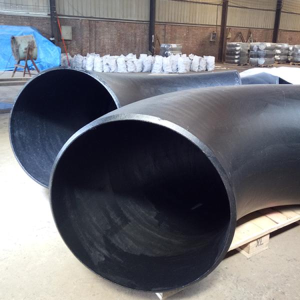 Cheap Sch 80 Seamless Steel Pipe Fittings 180 Degree 90 Degree ASTM A234 WPB Black for sale
