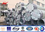 Bitumen Transmission Line 69kv Galvanized Steel Pole