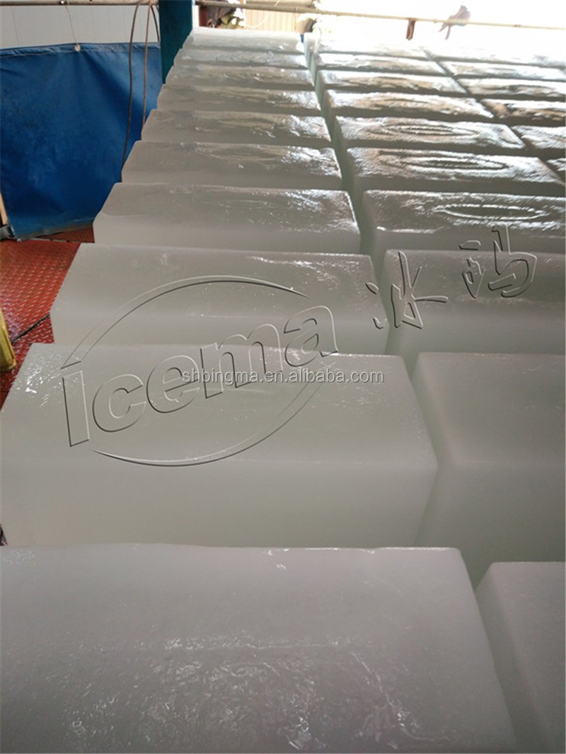 Air/Water Cooling 20 tons Block Ice Making Machine Customized Industrial Ice 85.5KW