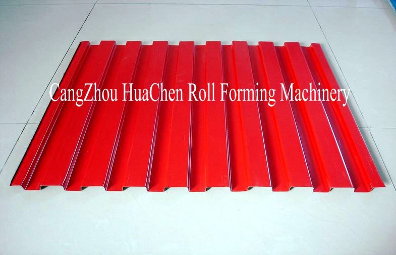Chain Transmission Steel Shutter Door Roll Forming Machine , Shutter Making Machine 18 Stations