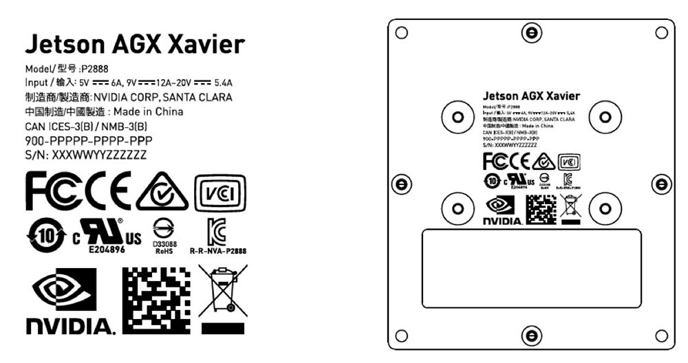 AGX Xavier Industrial Embedded Nvidia Gpu Chip Processor For Self Driving