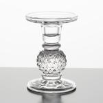 2 Sizes Glass Pillar Taper Candle Holders Centerpiece For Dining Table