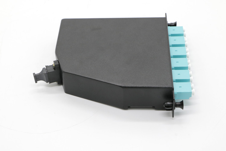 Sc / Fc / St / Lc Rack Mount Splicing Fiber Optic Patch Panel 1U 12 - 24 Core