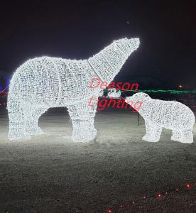 Quality Christmas lighted polar bear wholesale