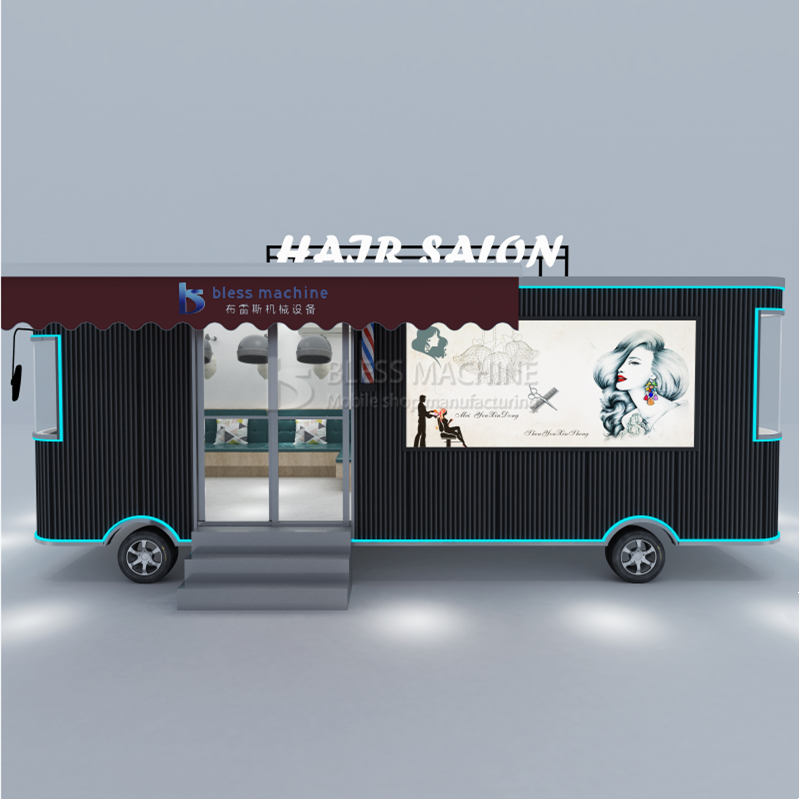 3.0kw Customized Electric Mobile Hair Cut Salon Van Trailer with Customized Design