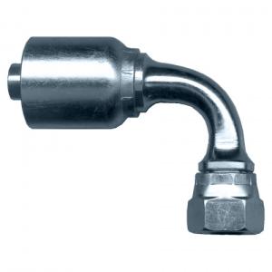 China 5/16inch 90 Degree Hose Elbow Female Sae Hose Fittings 1/2x20in Thread on sale