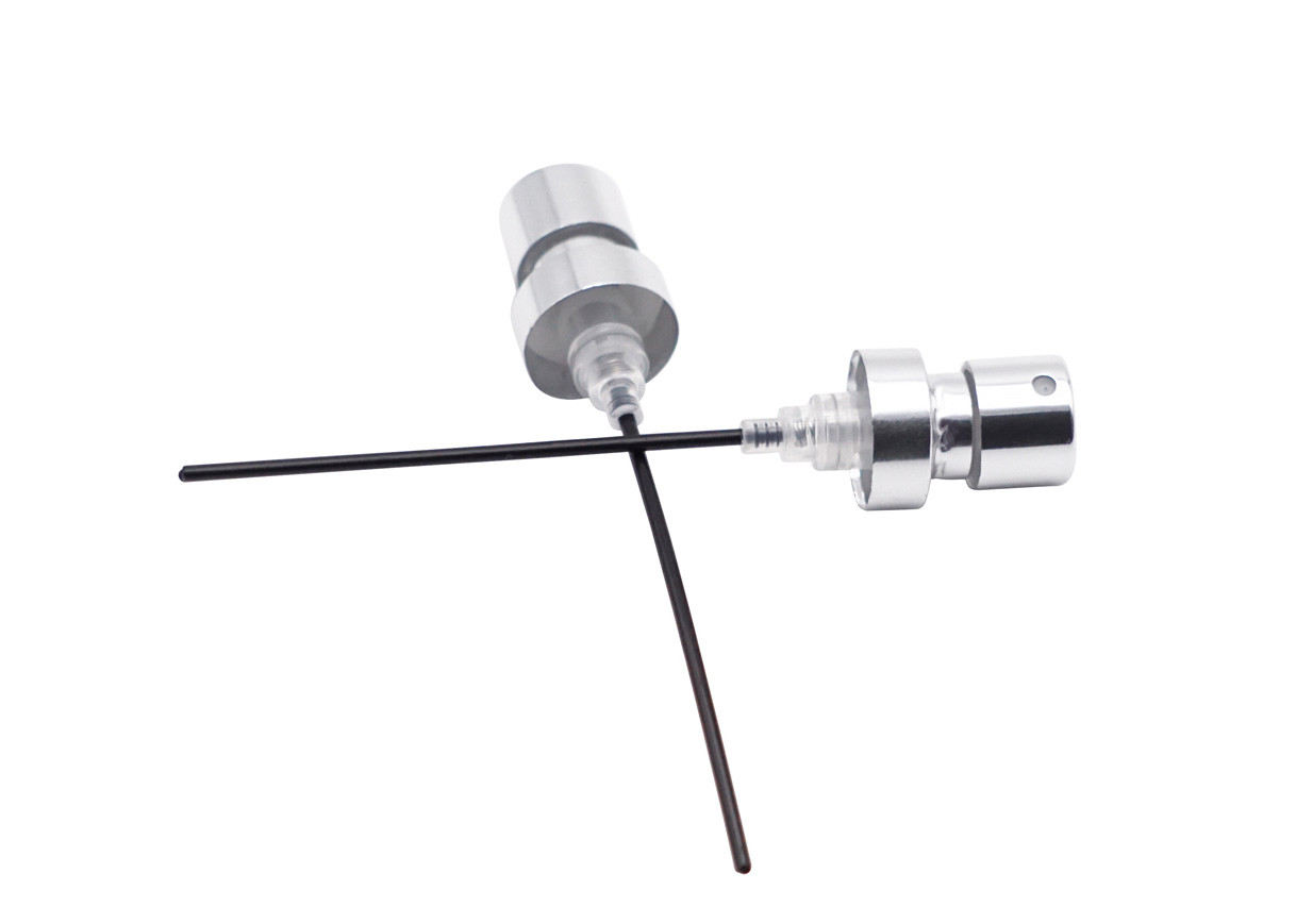 Aluminium Plastic Perfume Spray Head Pump For Airless Bottles Crimp FEA18 Sprayer