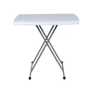 Quality Adjustable Height Small White Plastic Folding Table Small Welding Spot wholesale
