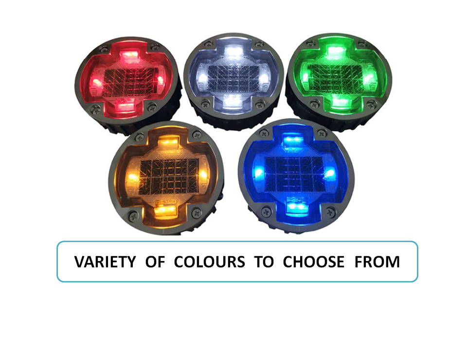 High Reflection Solar Road Stud Cast Aluminum Embedded For Road Warning