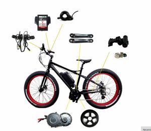 Quality 48v 1000w Mid Mounted Electric Bike Motor , Electric Motor Kits For Bicycles wholesale