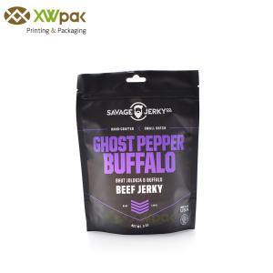 Quality Food Grade Stand Up Pouches Matte Black Coffee Bags With Bottom Sealing 7mm wholesale