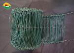 Green 5mm PVC Coated Tie Wire Excellent Flexibility ISO9001 Standard