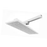 Aluminum PMMA Panel Led Track Light Flicker Free Black white Housing
