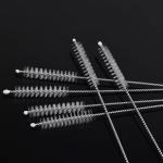 Nylon Tube Clean Brush Stainless Steel Test Tube Clean Brush Laboratory Supplies