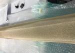 Decorative Metalspurc Glass , Flat Lami Tempered Glass