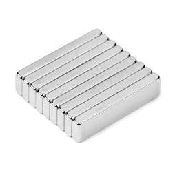 Quality Bulk Super Strong Neodymium Rectangle Block Magnets 50mm x 5mm x 3mm wholesale