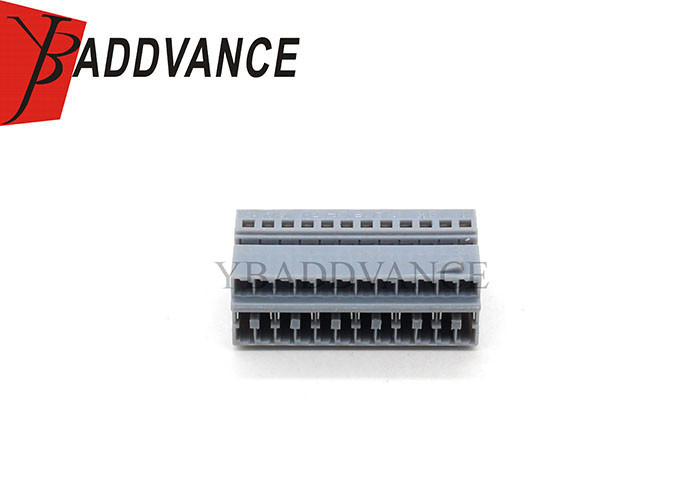 24 Pin Female Automotive TE Connectivity AMP Connectors Unsealed PA66-GF13