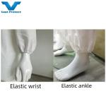 Durable Waterproof Protective Microporous Hooded Coveralls with Ankle Style S
