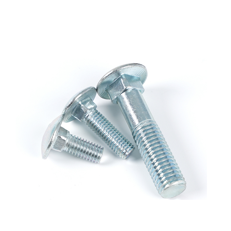 DIN603 Zinc Plated Grade 8.8 Carriage Bolt with Square Neck and Mushroom Round Head