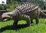 Oldest Living Large Handmade Dinosaur Garden Statue , Ankylosaur Life Size
