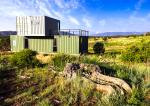 Residential Ready Made Container Homes 4 - 5 Pieces Glass Door With The Yards